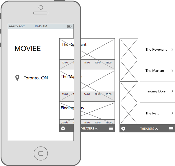 Moviee APP Geolocation
